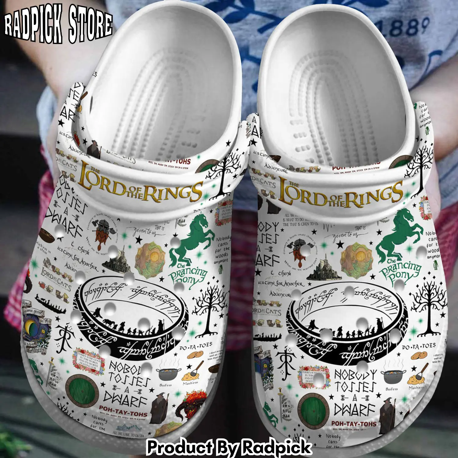 Radpick premium the lord of the rings novel movie clogs shoes comfortable for men women kh0 rp6522055